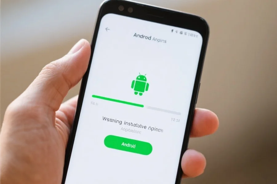 安卓手机正在安装新城App